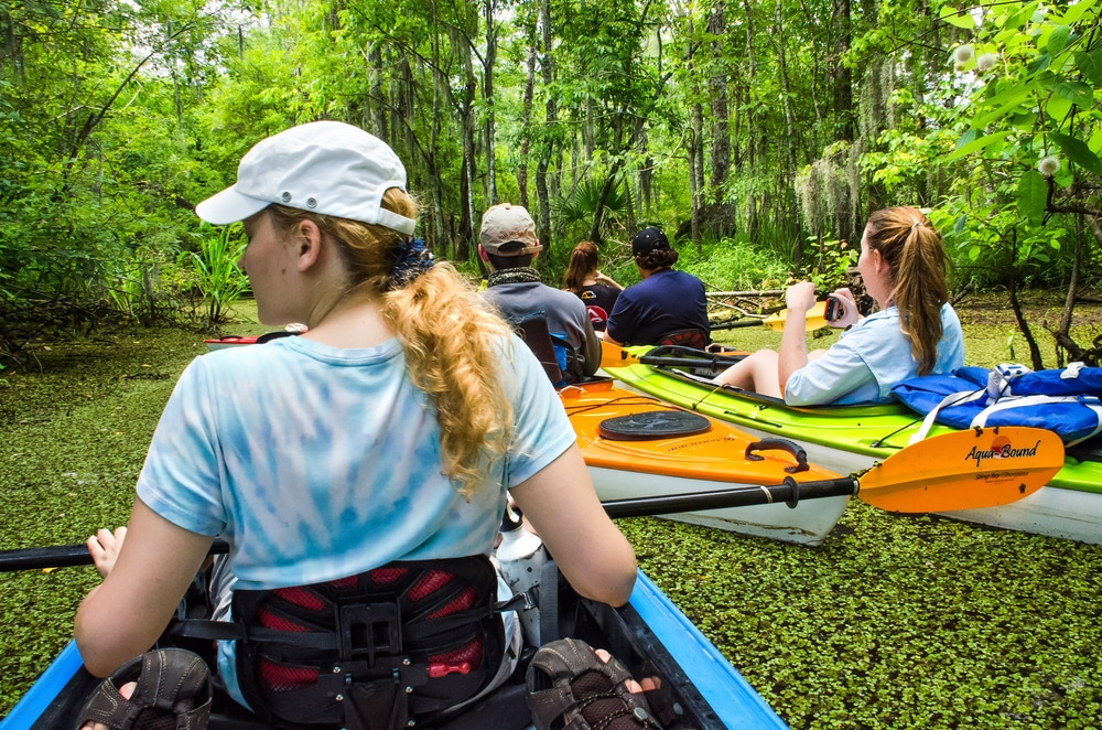 New,Orleans,,Usa,-,July,11,,2015:,People,Kayaking,In